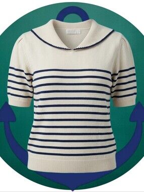 NWT Nautical Style Super Soft Sweater Sz. Lrg